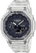 Casio Herreur GA-2100SKE-7AER G-Shock Sort/Resinplast Ø45.4 mm