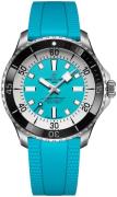 Breitling Herreur A17376211L2S2 Superocean Automatic 44 Blå/Gummi