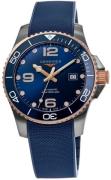 Longines Herreur L3.781.3.98.9 Hydroconquest Blå/Gummi Ø41 mm