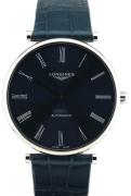 Longines L4.918.4.94.2 La Grande Classique De Blå/Læder Ø38 mm