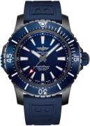 Breitling Herreur V17369161C1S1 Superocean Ii 48 Blå/Gummi Ø48 mm
