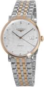 Longines Herreur L4.810.5.77.7 Elegant Sølvfarvet/18 karat rosa guld