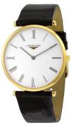 Longines Herreur L4.755.2.11.2 Grande Classique Hvid/Læder Ø36 mm