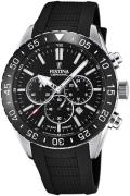 Festina Herreur F20515-2 Ceramic Sort/Gummi Ø44 mm