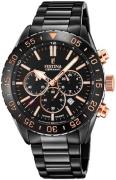 Festina Herreur F20577-1 Ceramic Sort/Stål Ø44 mm