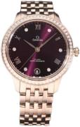 Omega Dameur 434.55.34.20.61.001 De Ville Prestige Rød/18 karat rosa