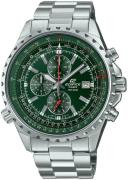 Casio Herreur EF-527D-3AVUEF Edifice Grøn/Stål Ø45.5 mm