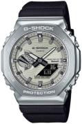Casio Herreur GBM-2100A-8BER G-Shock Sølvfarvet/Gummi Ø49.3 mm