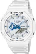 Casio Herreur GA-2100HDS-7AER G-Shock Hvid/Gummi Ø45.4 mm