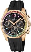 Festina Dameur F20611-3 Boyfriend Sort/Gummi Ø38.1 mm