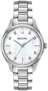 Bulova Dameur 96P199 Hvid/Stål Ø32 mm