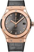 Hublot Dameur 581.OX.7081.LR Classic Fusion Grå/Gummi Ø33 mm