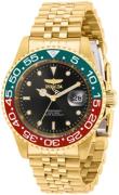 Invicta Herreur 36041 Pro Diver Sort/Gul guldtonet stål Ø40 mm