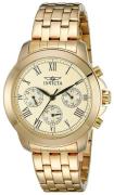 Invicta Dameur 21654 Specialty Guldfarvet/Gul guldtonet stål Ø36 mm