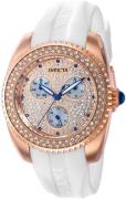 Invicta Dameur 37411 Angel Rosa guldfarvet/Gummi Ø38 mm