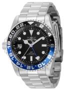 Invicta Herreur 43962 Pro Diver Sort/Stål Ø42 mm