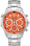 Bulova Herreur 96B395 Marine Star Orange/Stål Ø47 mm