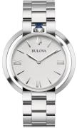 Bulova Dameur 96L306 Classic Hvid/Stål Ø40 mm