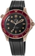 Omega Herreur 210.92.42.20.01.003 Seamaster Diver 300m Sort/Gummi