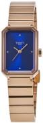 Tissot Dameur T160.110.33.046.00 SRV Blå/Rosaguldtonet stål 30x21.8