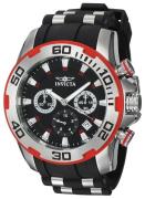 Invicta Herreur 22307 Pro Diver Sort/Stål Ø50 mm