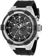 Invicta Herreur 28095 Aviator Sort/Gummi Ø50 mm