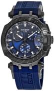 Tissot Herreur T115.417.37.041.00 T-Race Blå/Gummi Ø43 mm