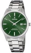 Festina Herreur F20511-5 Classic Grøn/Stål Ø39.3 mm