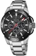 Festina Herreur F20641-4 Chrono Bike Sort/Stål Ø47 mm