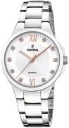 Festina Dameur F20582-1 Mademoiselle Sølvfarvet/Stål Ø34 mm
