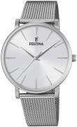 Festina Dameur F20475-1 Sølvfarvet/Stål Ø38 mm
