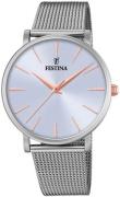 Festina Dameur F20475-3 Lilla/Stål Ø38 mm