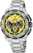 Festina Herreur F20724-4 Chrono Bike Gul/Stål Ø45.5 mm