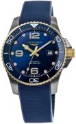 Longines Herreur L3.782.3.96.9 HydroConquest Blå/Gummi Ø43 mm