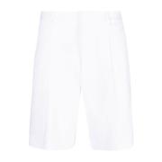 Afslappede hvide shorts til kvinder