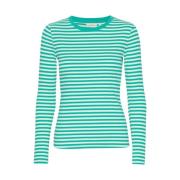 Ludmilla LS Tee - Ocean Floor / Subtle Green