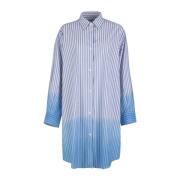 Clear Blue Iris Skjortekjole