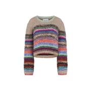 Håndstrikket Oversize Sweater SASSI STRIPE 321-233