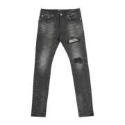 Bandana Patch Slim-Fit Jeans