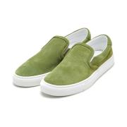 Garda Slip-On Tendril Grøn Ruskind Sneakers