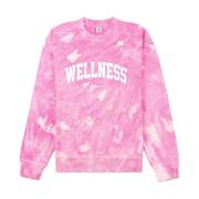 Hyggelig Pink Taffy Wellness Ivy Tie Dye Sweatshirt