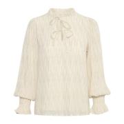 Stilfuld Bluse med Mica Detaljer