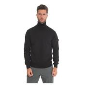 Slim Fit Turtleneck Pullover med Arm Logo