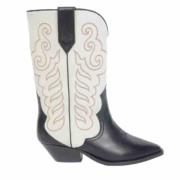 cowboy boots two tone