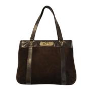 Pre -owned Leather Shoulder Bag