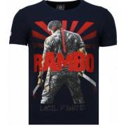 Rambo Shine Rhinestone - Herre T-shirt - 5769B