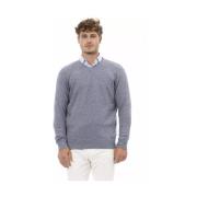 Lysblå V-hals Sweater