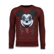 Kiss My Mickey Rhinestone - Sweatshirt Herre - 5912B