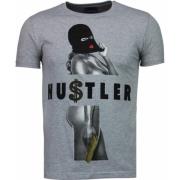 Hustler Rhinestone - Herre T-Shirt - 5087G