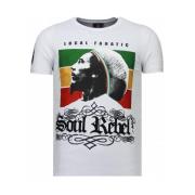 Soul Rebel Bob Rhinestone - Herre T-Shirt - 5778W